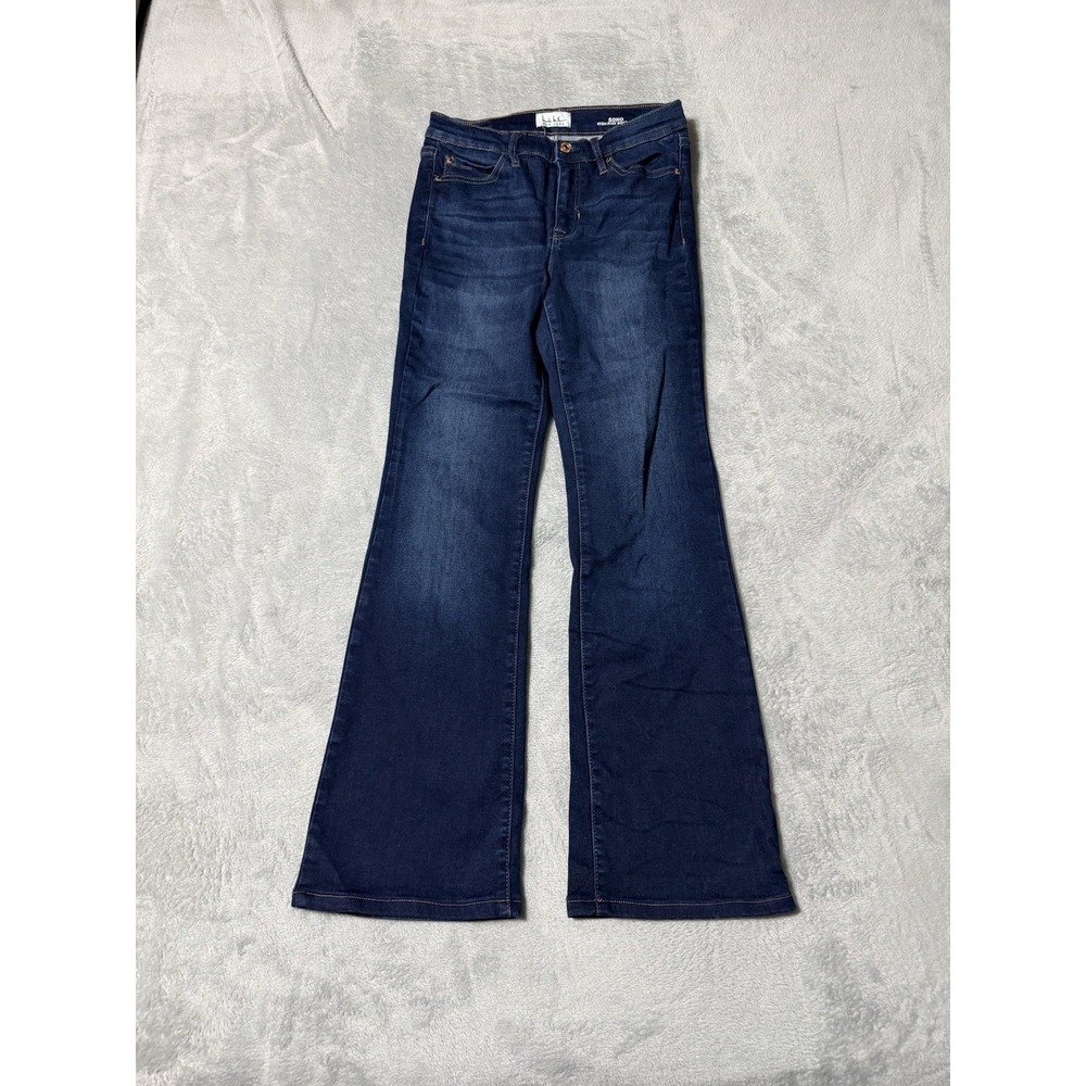 Nicole Miller Jeans Womens 6 Soho High Rise Bootcut Blue Dark Wash Denim 26x28